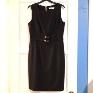 Calvin Klein Gold Tone Detail Dress